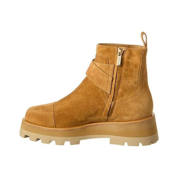 Jimmy Choo Meena Suede Boot, Beige - Picture 2 of 5
